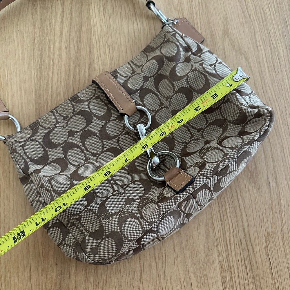 Coach monogram shoulder bag - Picture 11 of 12